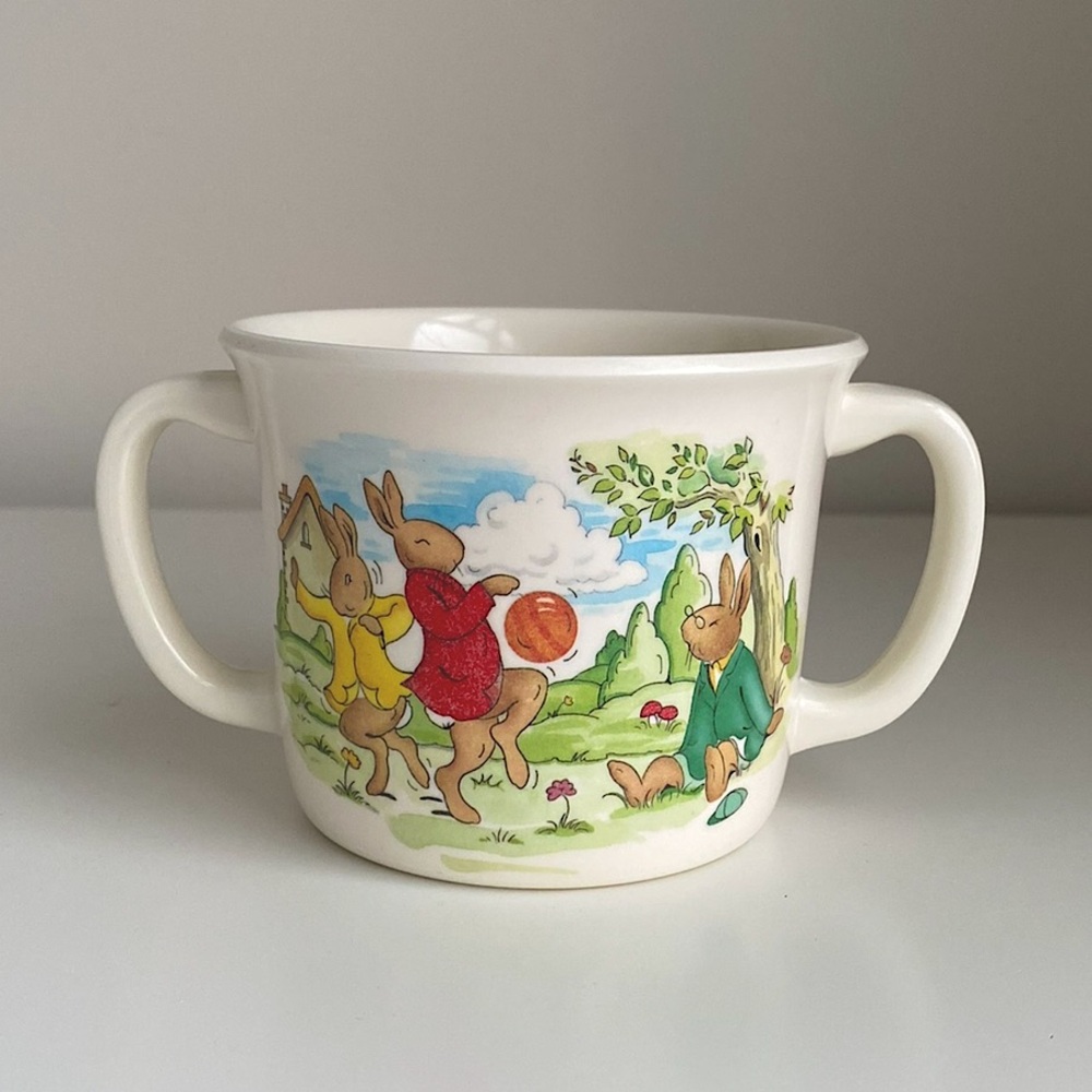 Vintage Bunnykins Double-Handled Children’s Cup